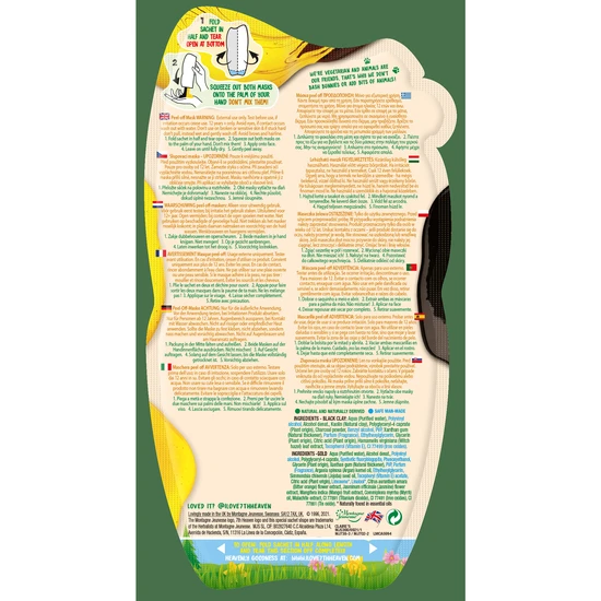 Montagne Jeunesse Black & Gold Marbling Peel-Off Masque 10ml