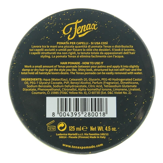 Tenax Strong Shine Hair Pomade 125ml