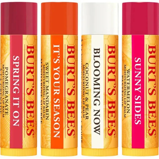 Burt's Bees Beeswax Bounty Lip Balm Set 4 x 4.25 g