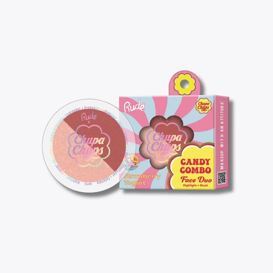 RUDE COSMETICS Chupa Chups Candy Combo Face Duo Choco-Vanilla