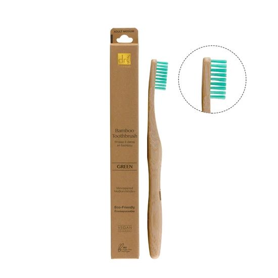 Dr Botanicals Pastel Bamboo Toothbrush Kit