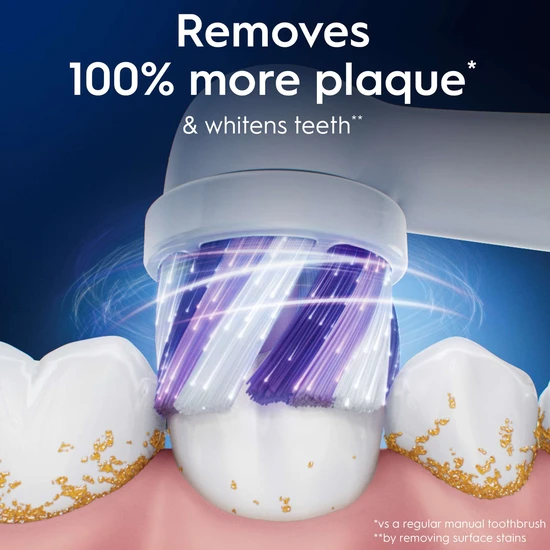 Oral B iO Replacement Heads Radiant White Black 4 Pack