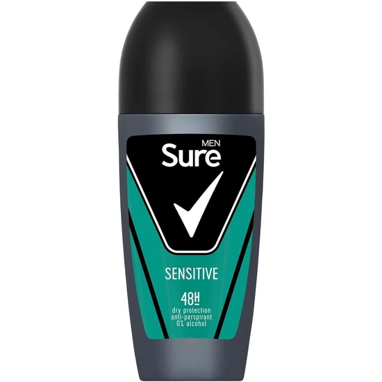 Sure Sensitive 48h Protection Deodorant Roll On 50ml