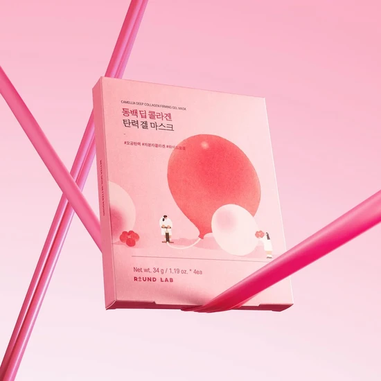 Round Lab Camellia Deep Collagen Firming Gel Mask 1 sheet