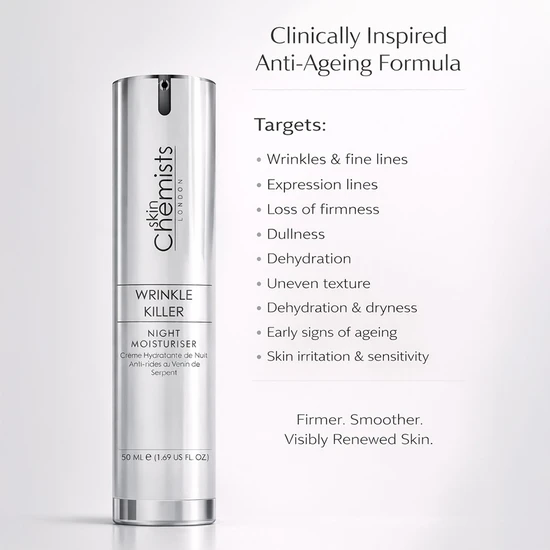 skinChemists Wrinkle Killer Night Moisturiser 50ml