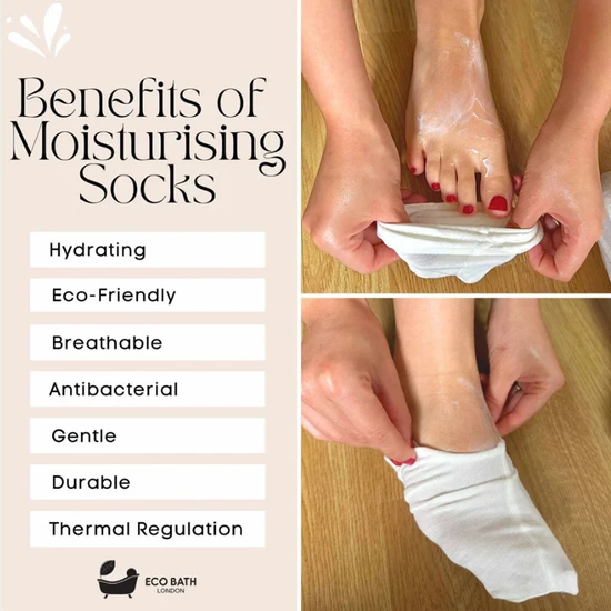 Eco Bath London Super Soft Moisturising Bamboo Socks