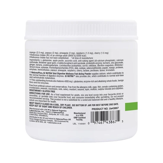 Nature's Plus GI Nutra Drink Powder 174g