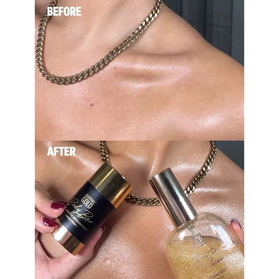 SOSU by SJ Dripping Gold Born To Shine Hydrating Body Glow Oil Golden