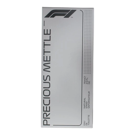 F1 Parfums Precious Mettle Eau De Toilette 75ml