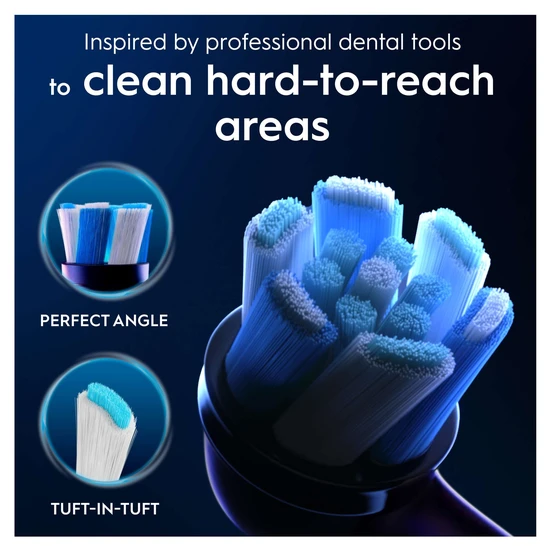 Oral B iO Replacement Heads Ultimate Clean Black 4 Pack
