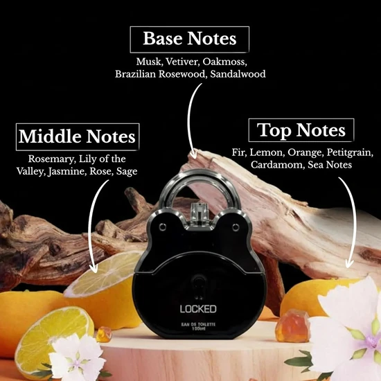 Laurelle Locked Pour Homme Eau De Toilette 100ml