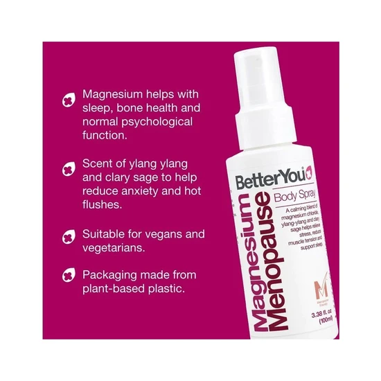 BetterYou Magnesium Menopause Spray 100ml