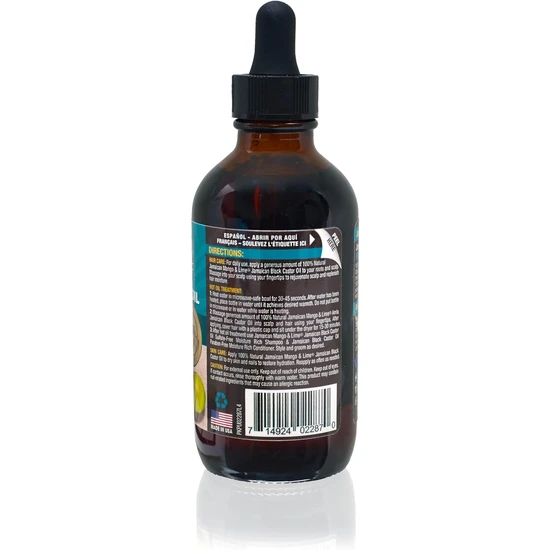 Jamaican Mango and Lime Black Castor Oil Amla 4oz