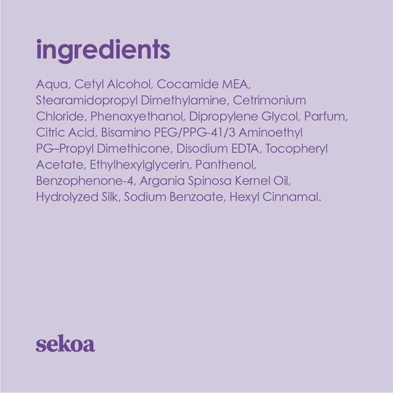 Sekoa Argan Oil Conditioner 250ml
