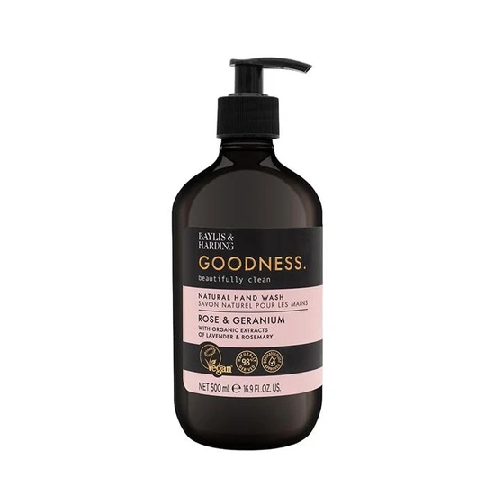 Baylis & Harding Goodness Rose & Geranium Natural Hand Wash 500ml