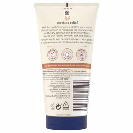 Aveeno Baby Soothing Relief Emollient Cream 150ml