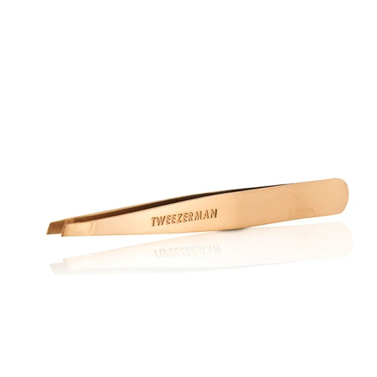 Tweezerman Slant Tweezer Rose Gold Studio Collection -
