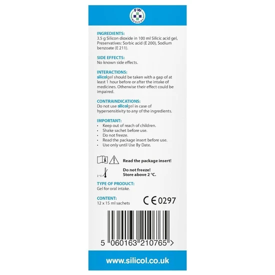 A.Vogel Saguna Silicol Gel Sachets 12 x 15ml