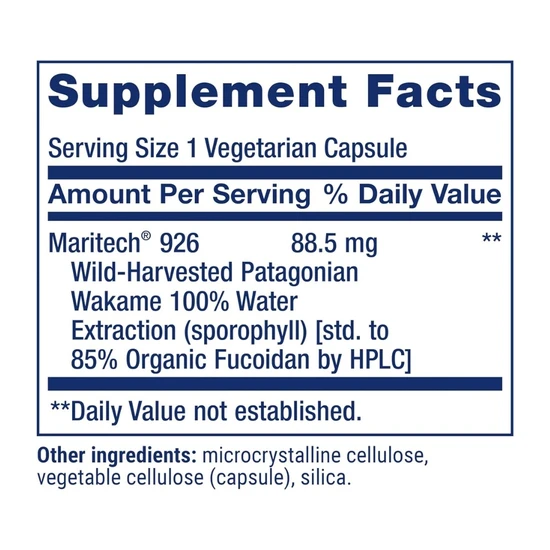 Life Extension Optimised Fucoidan Vegicaps 60 Vegicaps