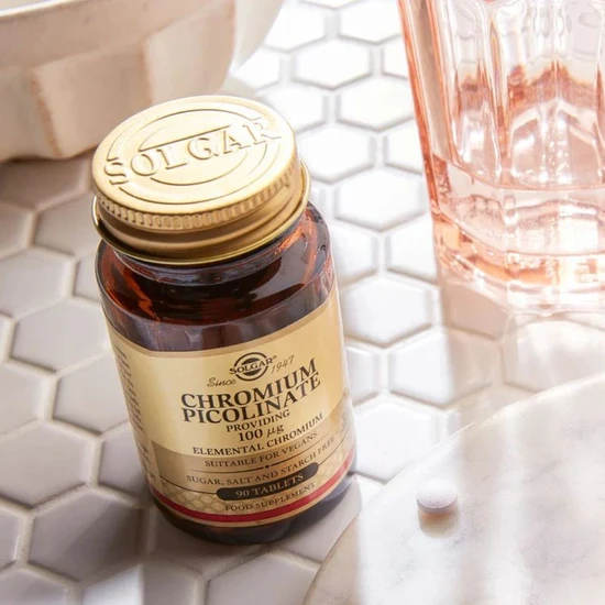 Solgar Chromium Picolinate 100ug Tablets 90 Tablets