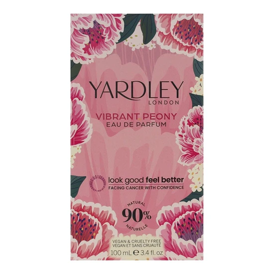 Yardley Vibrant Peony Eau De Parfum 100ml