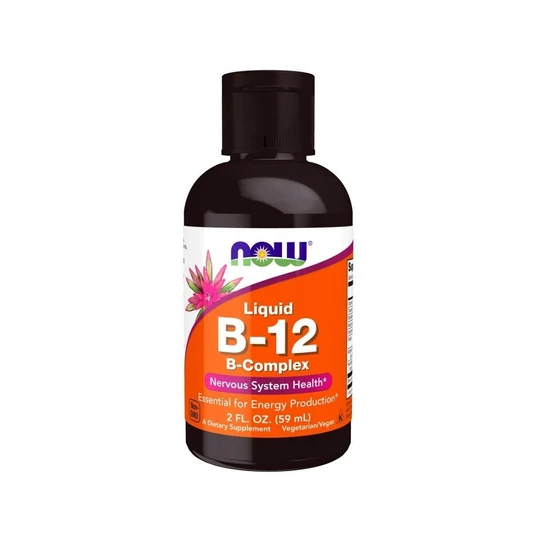NOW Foods Vitamin B-12 Liquid B-Complex 59ml