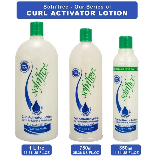Sofn'Free 2 In 1 Curl Activator Lotion 750ml