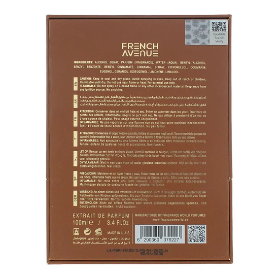 French Avenue Aromatix Royal Taboo Extrait De Parfum 100ml