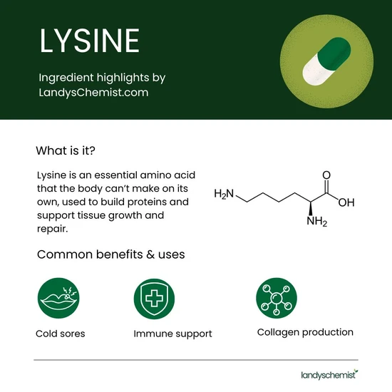 Life Extension L-Lysine 620mg 100 Veg Caps