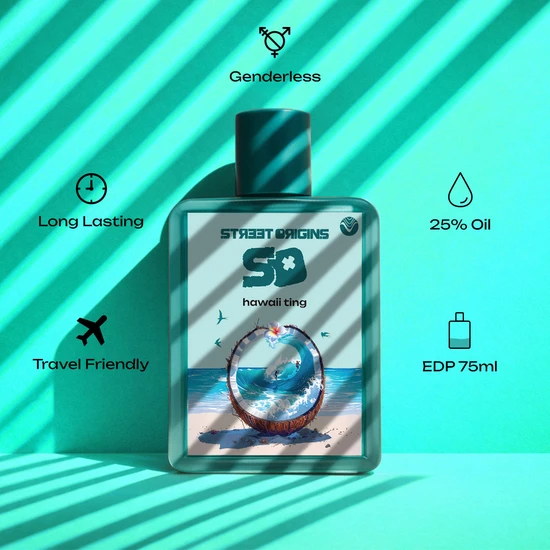 Street Origins Hawaii Ting Eau De Parfum 75ml
