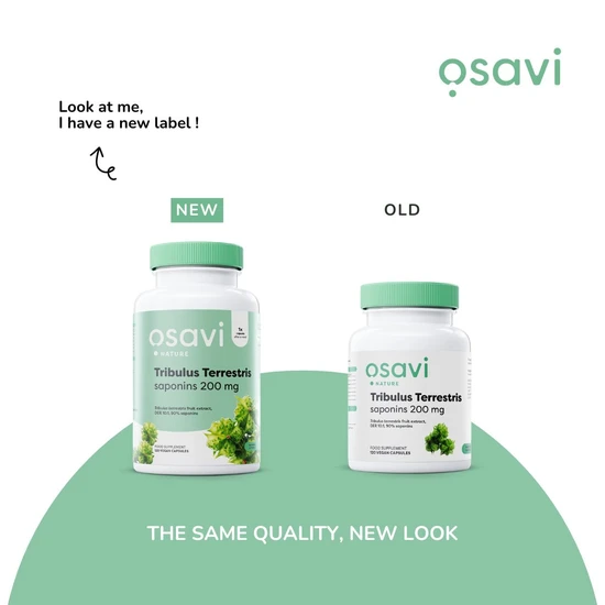 Osavi Tribulus Terrestris Saponins 200mg Capsules 120 Capsules