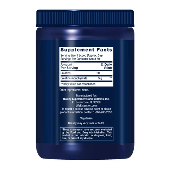 Life Extension Creatine Powder 300g