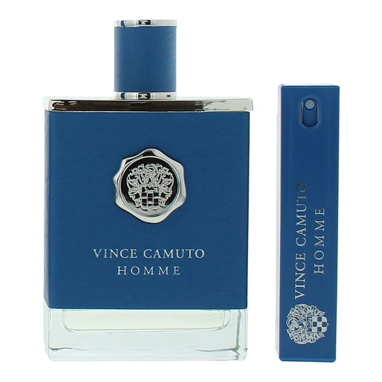 Vince Camuto Homme Gift Set 200ml Eau De Toilette + 15ml Eau De Toilette