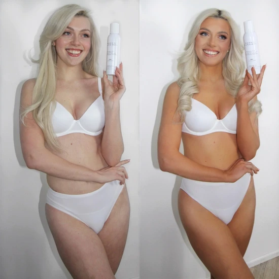 Rose & Caramel Nudity Clear & Golden Tanning Aerosol 150ml