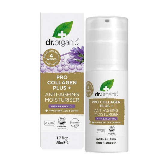 Dr. Organic Pro Collagen Plus Anti Ageing Moisturiser With Bakuchiol 50ml