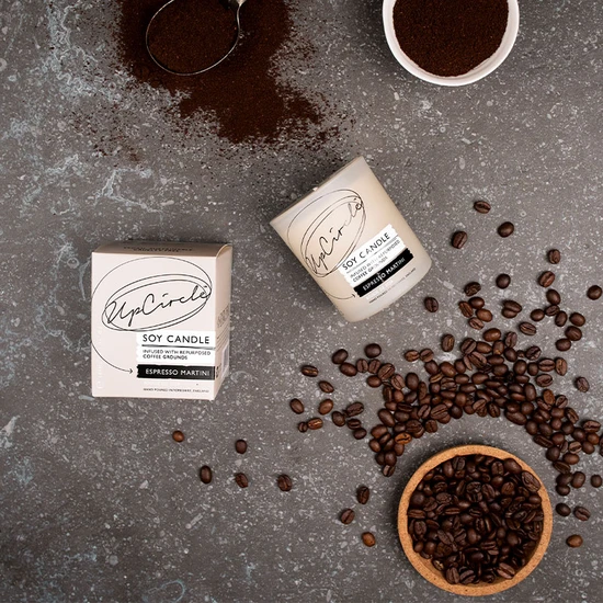 UpCircle Beauty Espresso Martini Natural Soy Candle 180ml