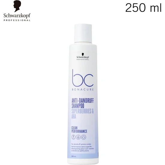 Schwarzkopf Bonacure Superberries & AHA Anti Dandruff Shampoo 250ml