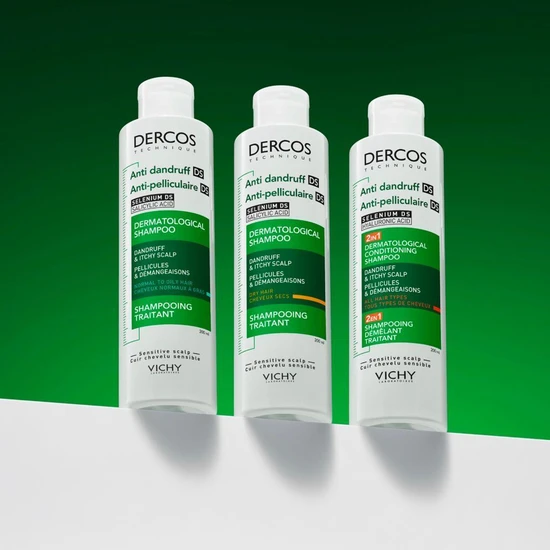 Vichy Dercos Anti-Dandruff DS 2-in-1 Dermatological Conditioning Shampoo 200ml