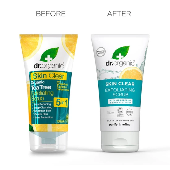 Dr. Organic Plus Exfoliating Scrub 150ml
