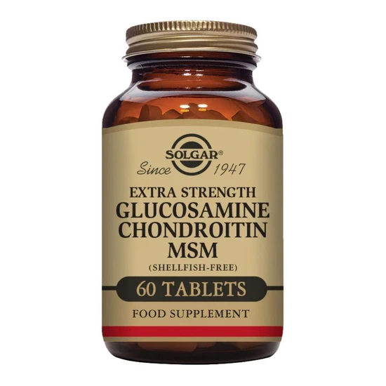 Solgar Specialty Extra Strength Glucosamine Chondroitin MSM Tablets x60