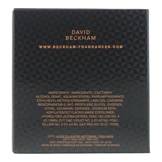 David Beckham Intimately Men Eau De Toilette 75ml