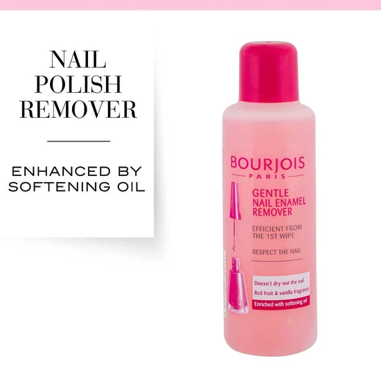 Bourjois Nail Polish Remover Mild Solvent Without Acetone 25ml