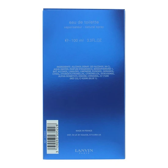 Lanvin Oxygene Homme Eau De Toilette 100ml