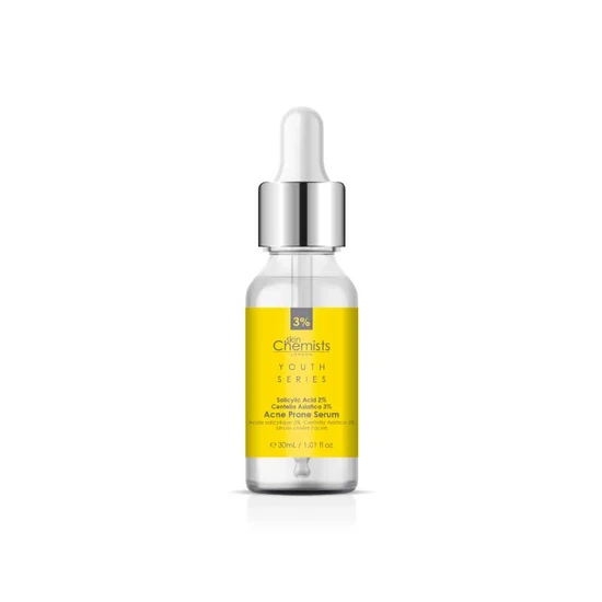 skinChemists Acne Prone Serum Salicylic Acid 2%, Centella Asistica 3% 30ml