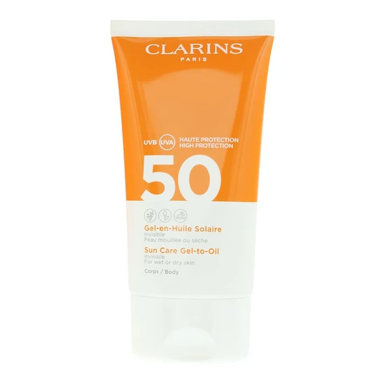 Clarins SPF 50 Sun Care Gel To Oil 150ml
