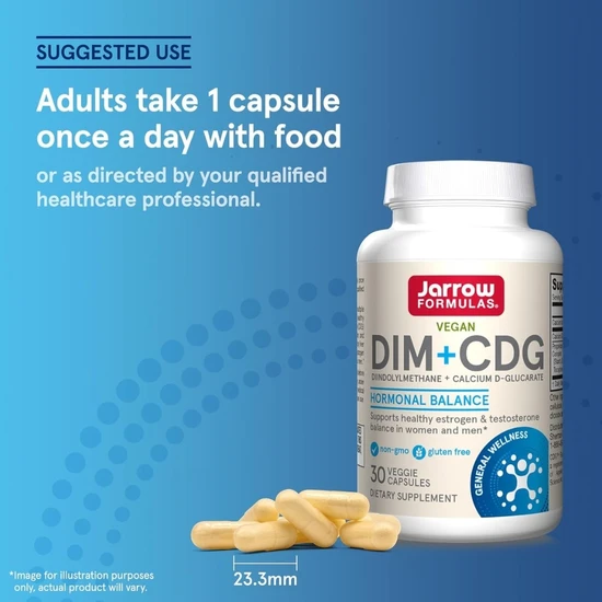 Jarrow Formulas DIM + CDG 30 Veg Caps