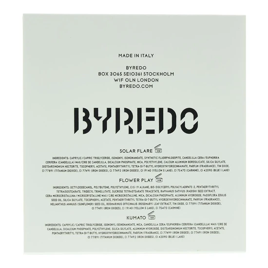 Byredo Colour Stick Set With Leather Pouch Blue Solar Flare, Flower Play + Kumato 3 x 3.5g