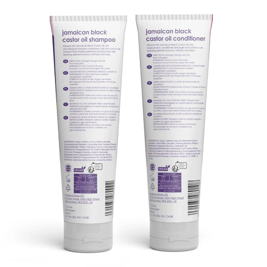Sekoa Jamaican Black Castor Oil Shampoo & Conditioner Duo 2 x 250ml