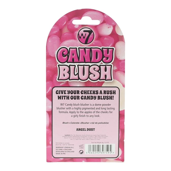 W7 Candy Blush Blusher Angel Dust