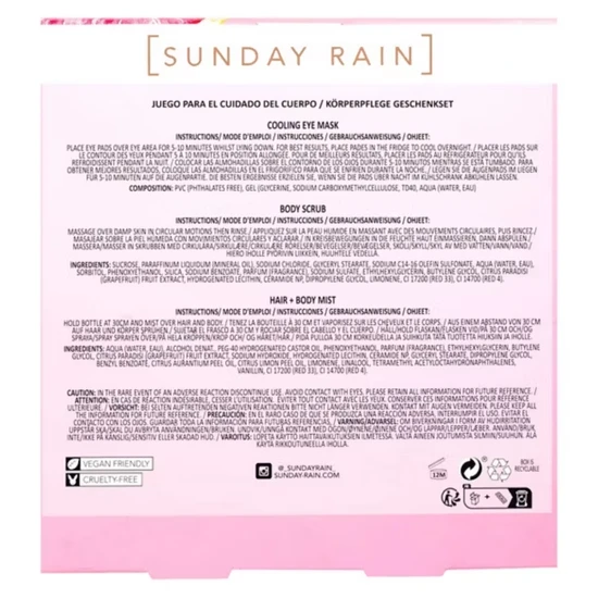 Sunday Rain Pink Grapefruit & Sea Salt Trio